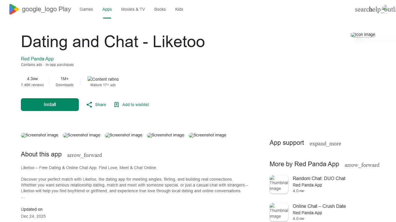 Dating and Chat - Liketoo - Apps on Google Play
